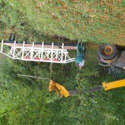 Koepelbrug hersteld